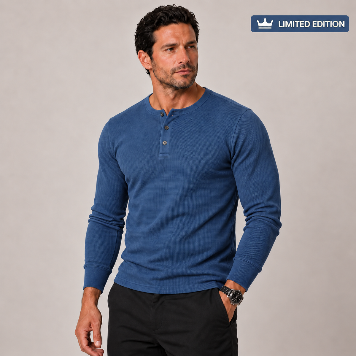 Subvert Long Sleeve Henley