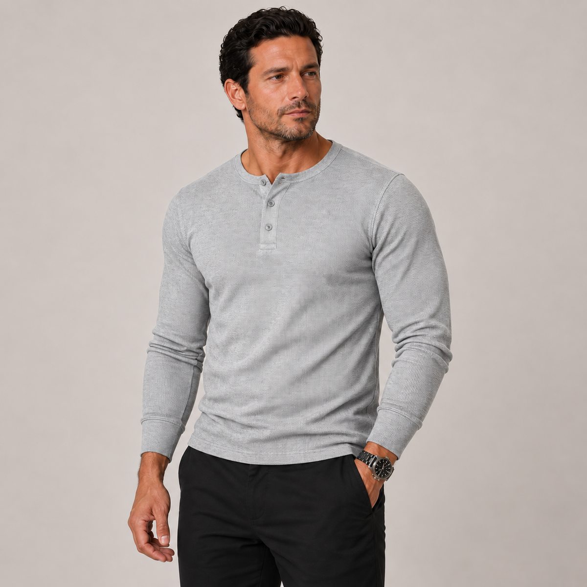Subvert Long Sleeve Henley