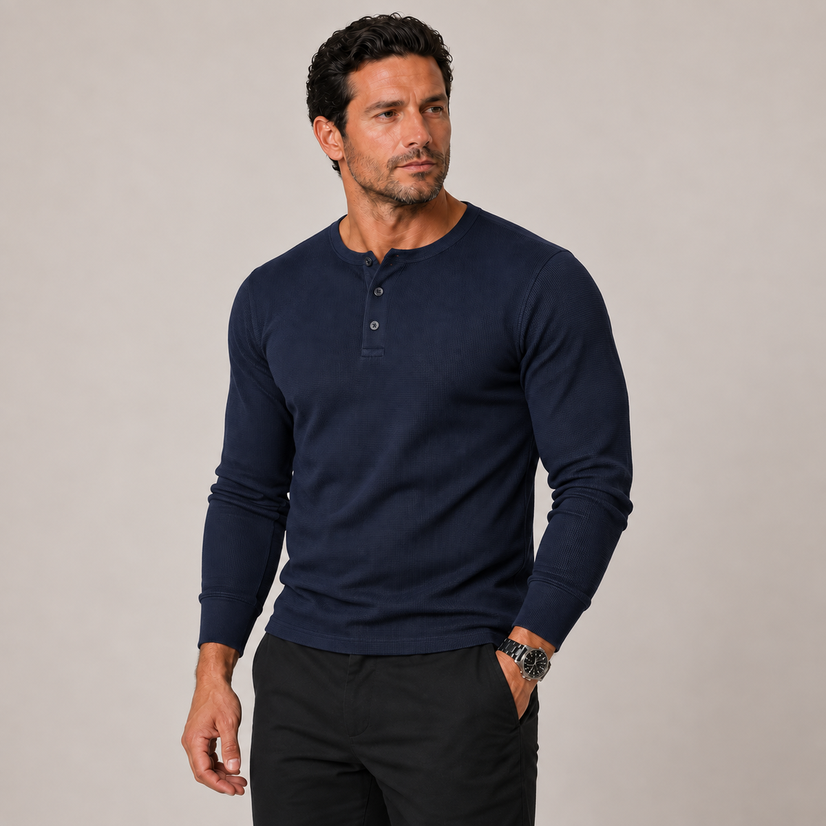 Subvert Long Sleeve Henley