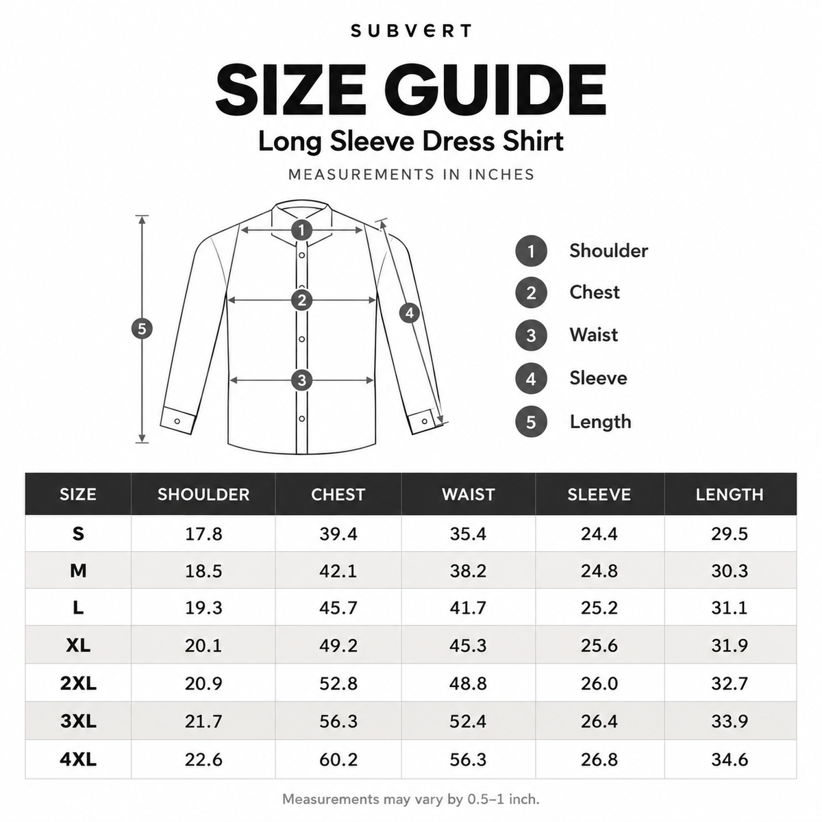 Subvert Long Sleeve Dress Shirt
