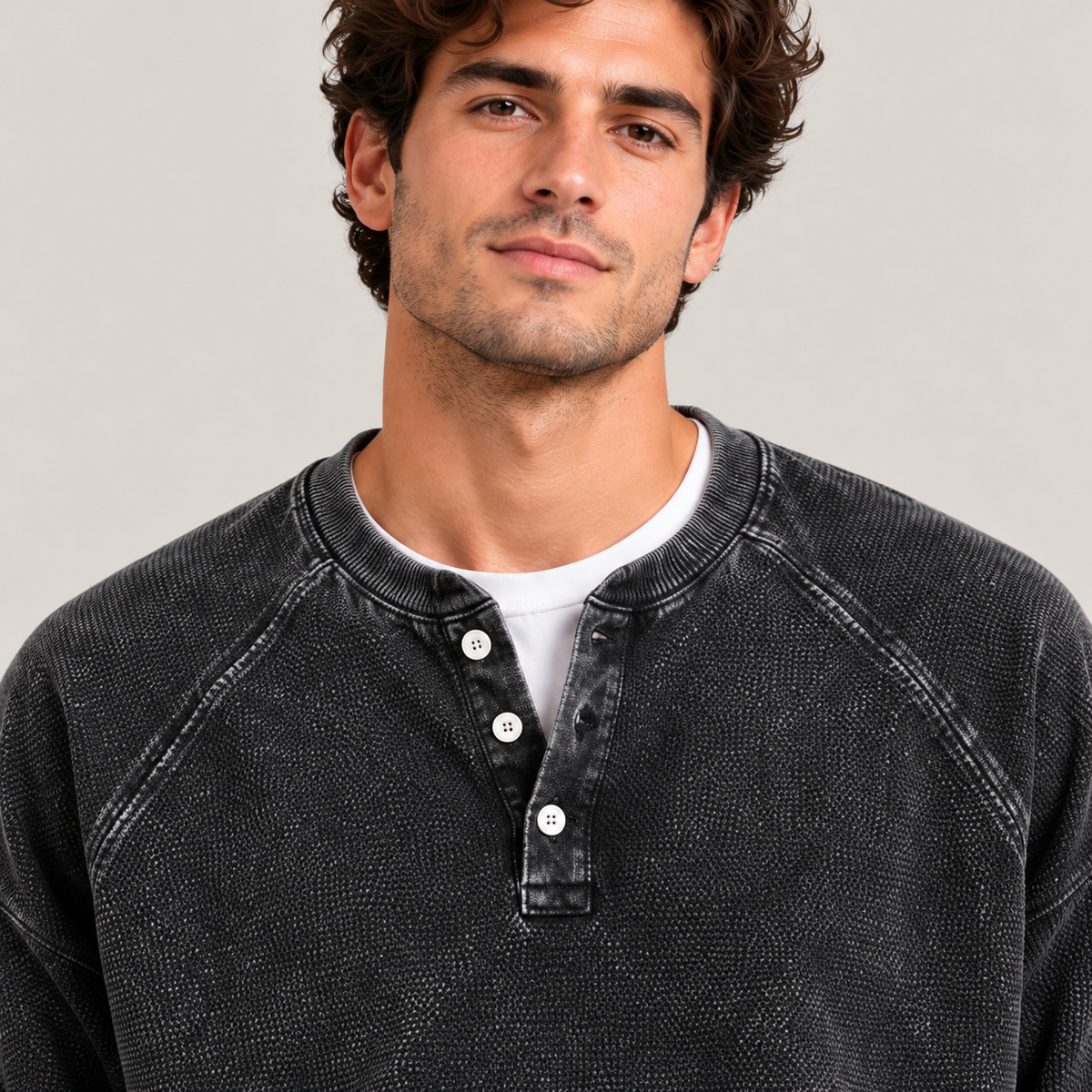 Subvert Vintage Washed Henley
