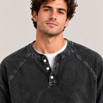 Subvert Vintage Washed Henley