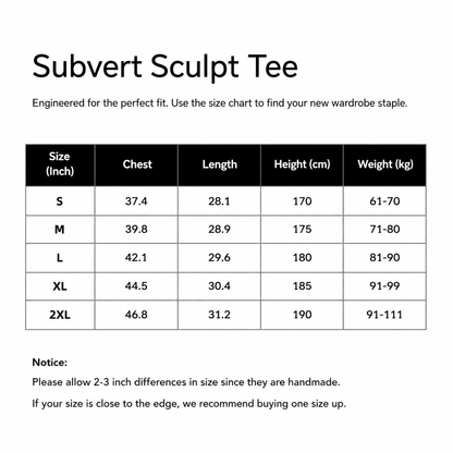 Subvert Sculpt Tee